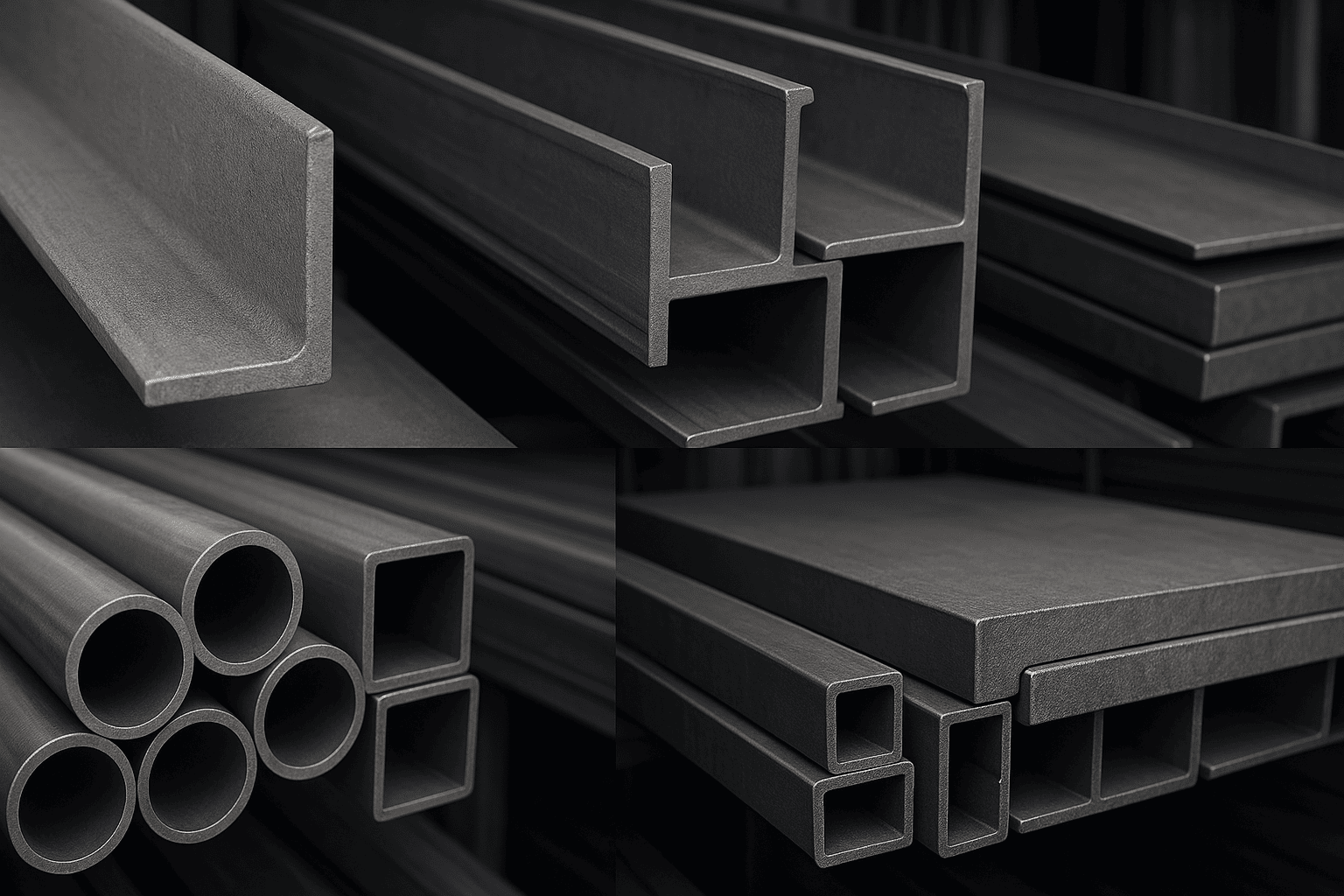 The most common steel products